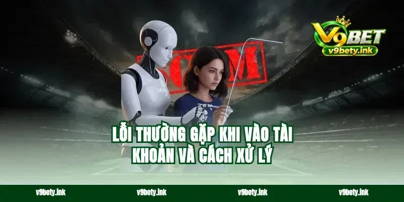 Lỗi thường gặp khi vào tài khoản và cách xử lý